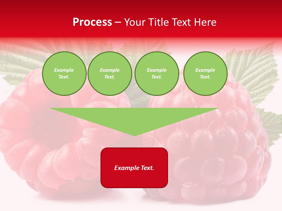 Vegetarian White Shot PowerPoint Template