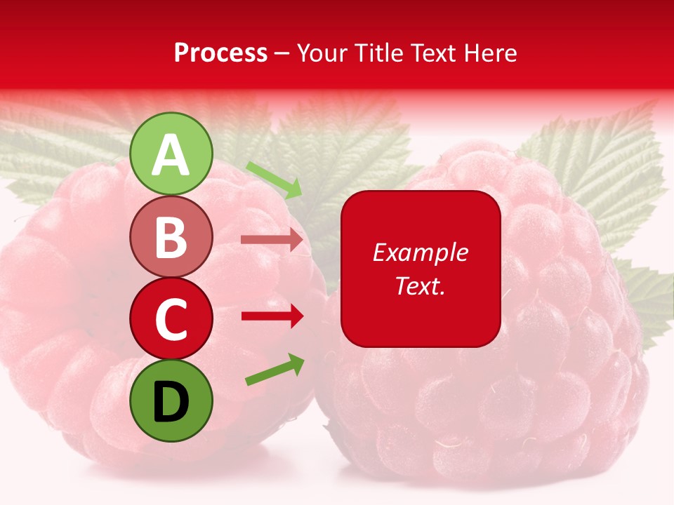 Vegetarian White Shot PowerPoint Template