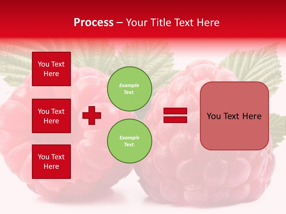 Vegetarian White Shot PowerPoint Template