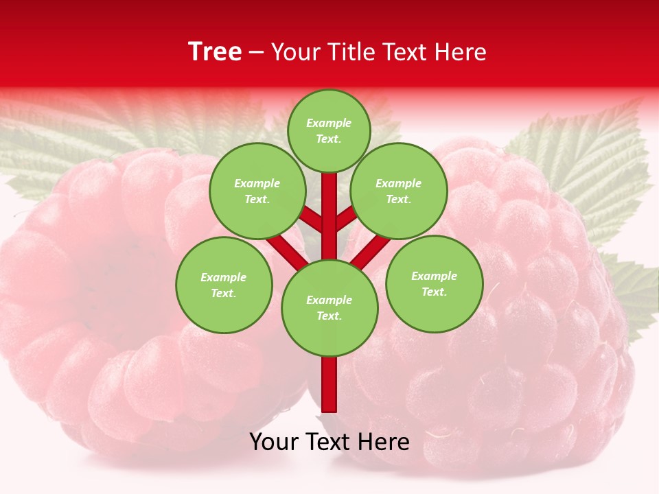 Vegetarian White Shot PowerPoint Template