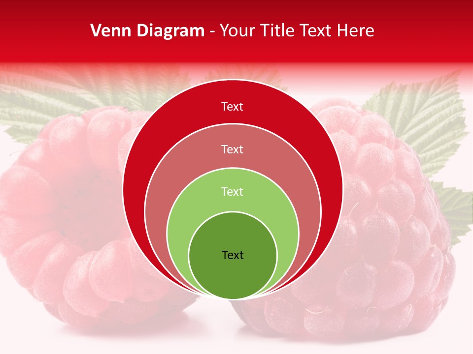 Vegetarian White Shot PowerPoint Template