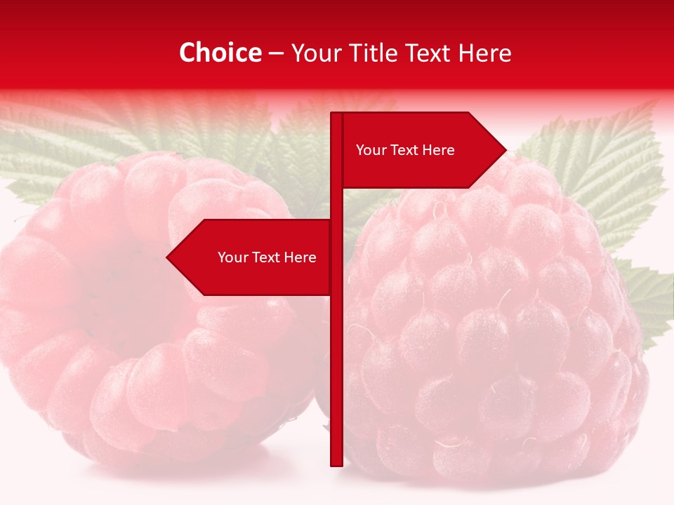 Vegetarian White Shot PowerPoint Template