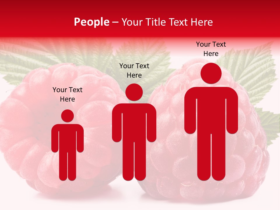 Vegetarian White Shot PowerPoint Template