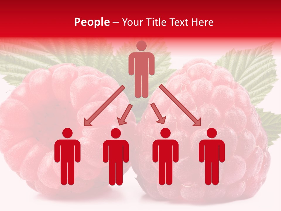 Vegetarian White Shot PowerPoint Template