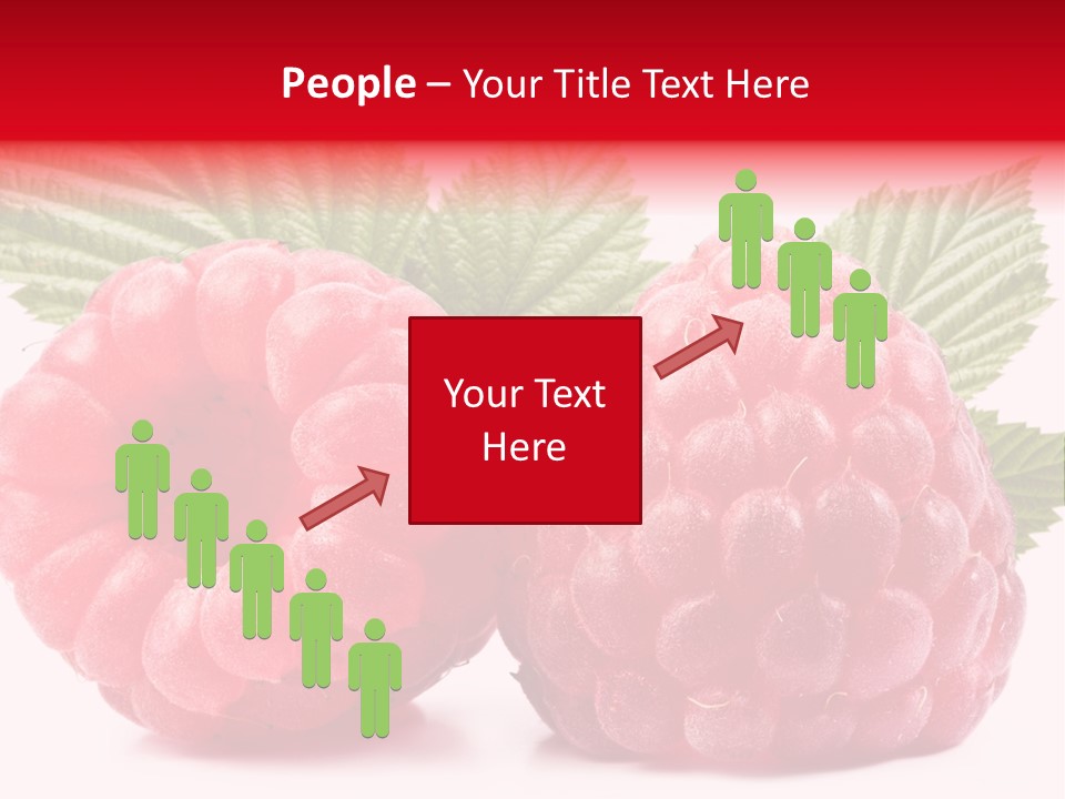 Vegetarian White Shot PowerPoint Template