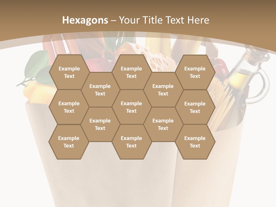 Supermarket Grocery Spaghetti PowerPoint Template