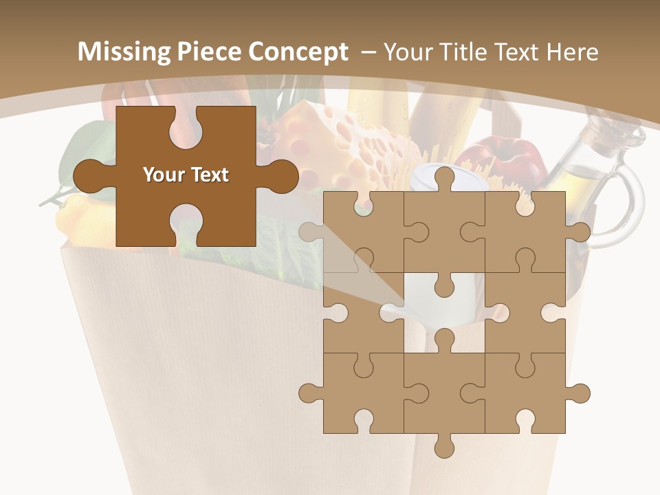 Supermarket Grocery Spaghetti PowerPoint Template