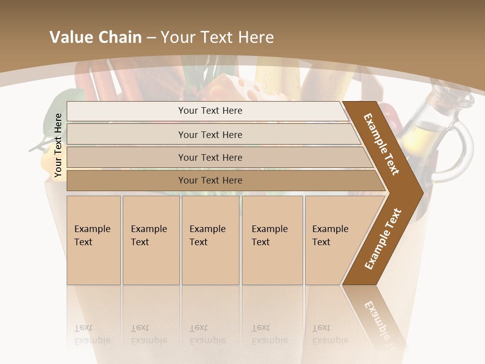 Supermarket Grocery Spaghetti PowerPoint Template