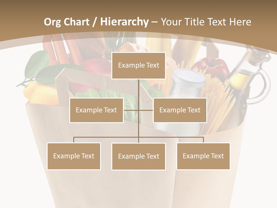 Supermarket Grocery Spaghetti PowerPoint Template