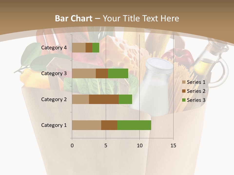 Supermarket Grocery Spaghetti PowerPoint Template