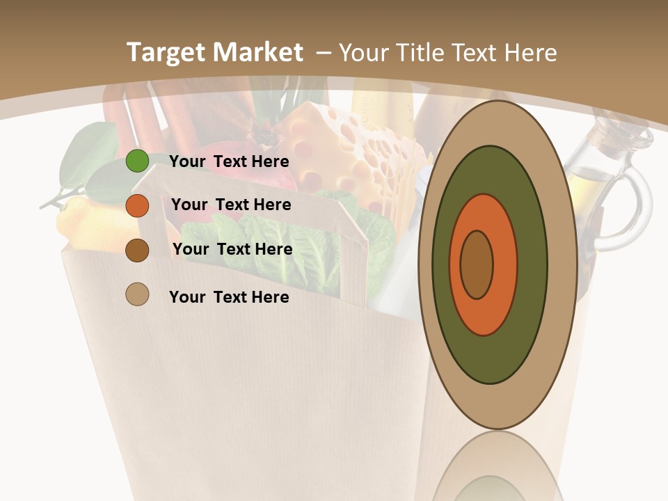 Supermarket Grocery Spaghetti PowerPoint Template