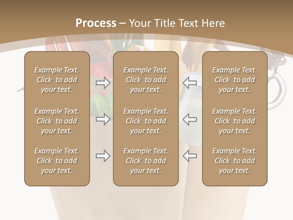 Supermarket Grocery Spaghetti PowerPoint Template