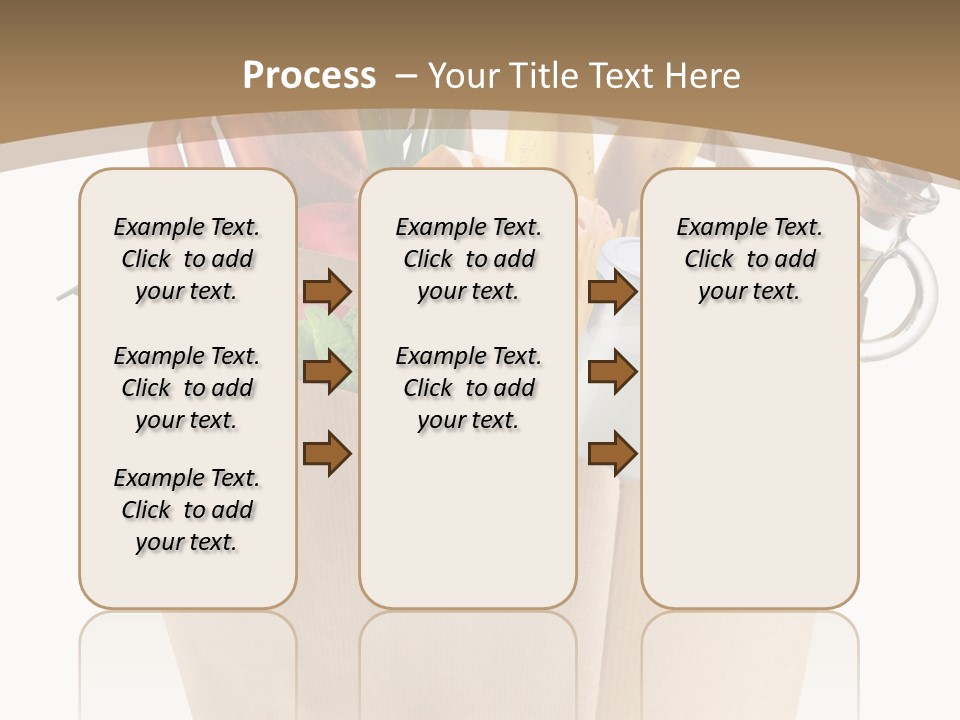 Supermarket Grocery Spaghetti PowerPoint Template