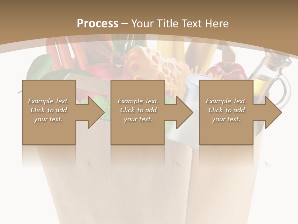 Supermarket Grocery Spaghetti PowerPoint Template