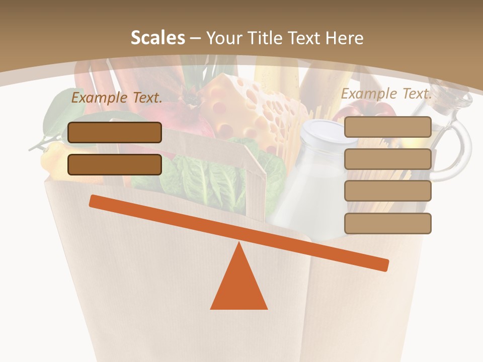 Supermarket Grocery Spaghetti PowerPoint Template