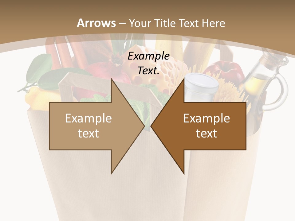 Supermarket Grocery Spaghetti PowerPoint Template