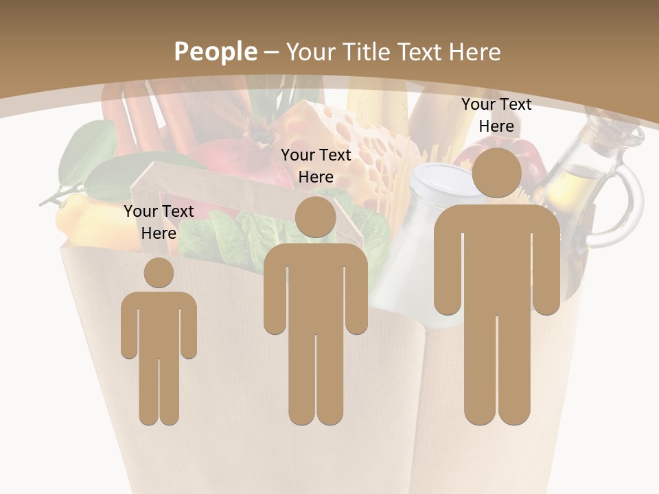 Supermarket Grocery Spaghetti PowerPoint Template