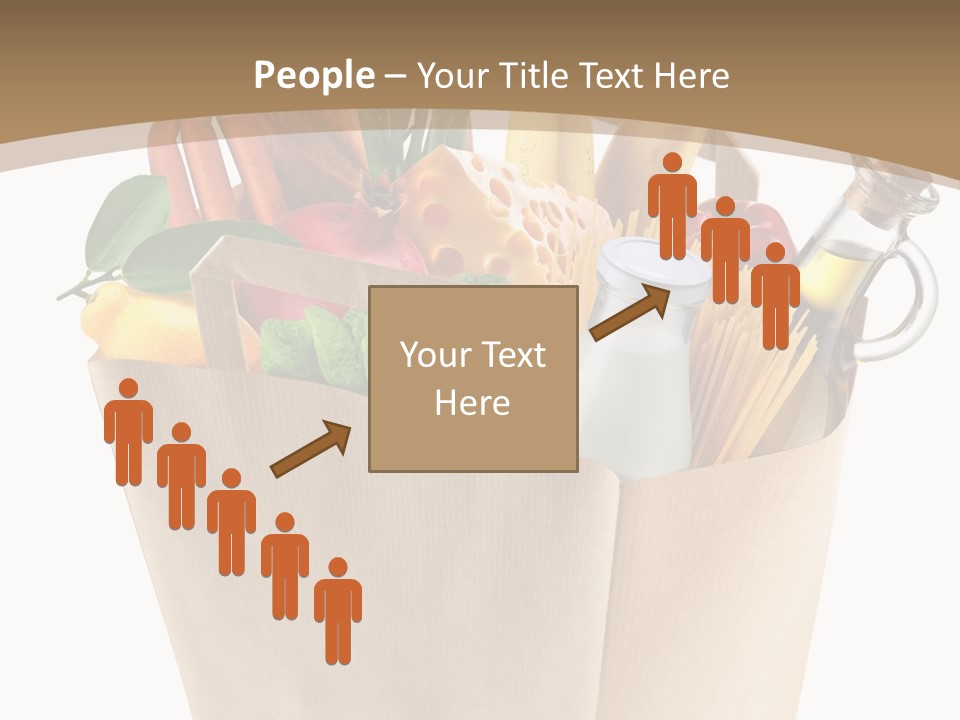 Supermarket Grocery Spaghetti PowerPoint Template