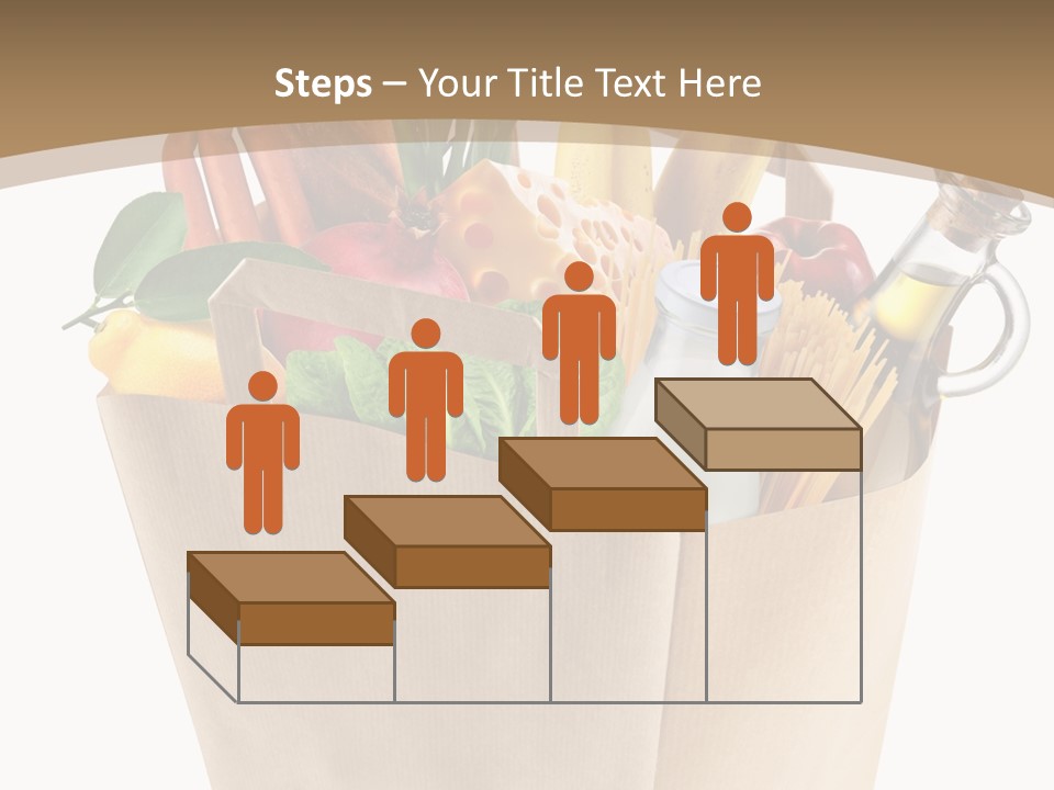 Supermarket Grocery Spaghetti PowerPoint Template