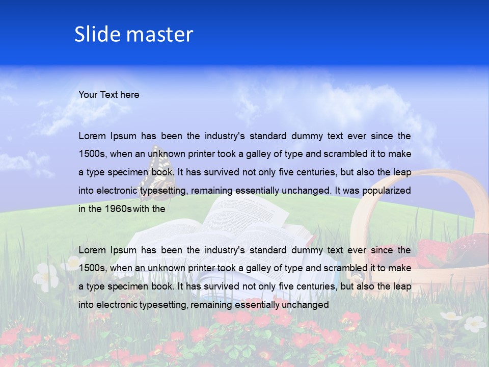 Food Produce Healthy PowerPoint Template