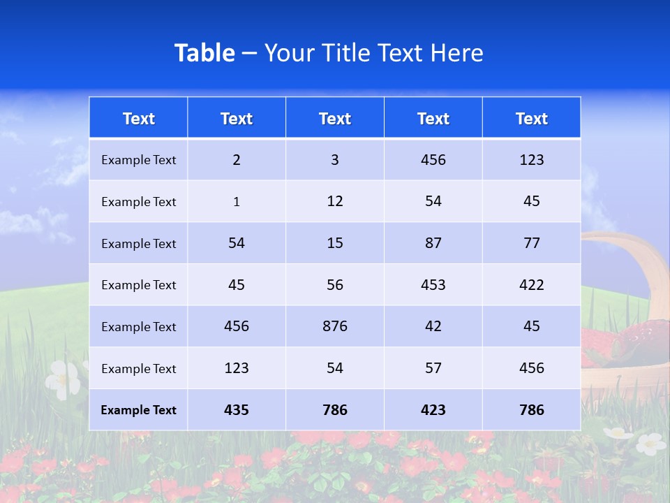 Food Produce Healthy PowerPoint Template