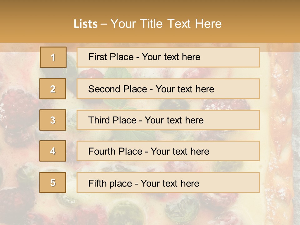 Snack Bright Treat PowerPoint Template