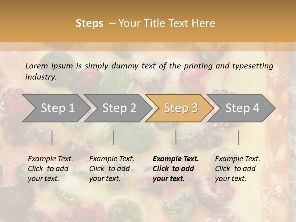 Snack Bright Treat PowerPoint Template