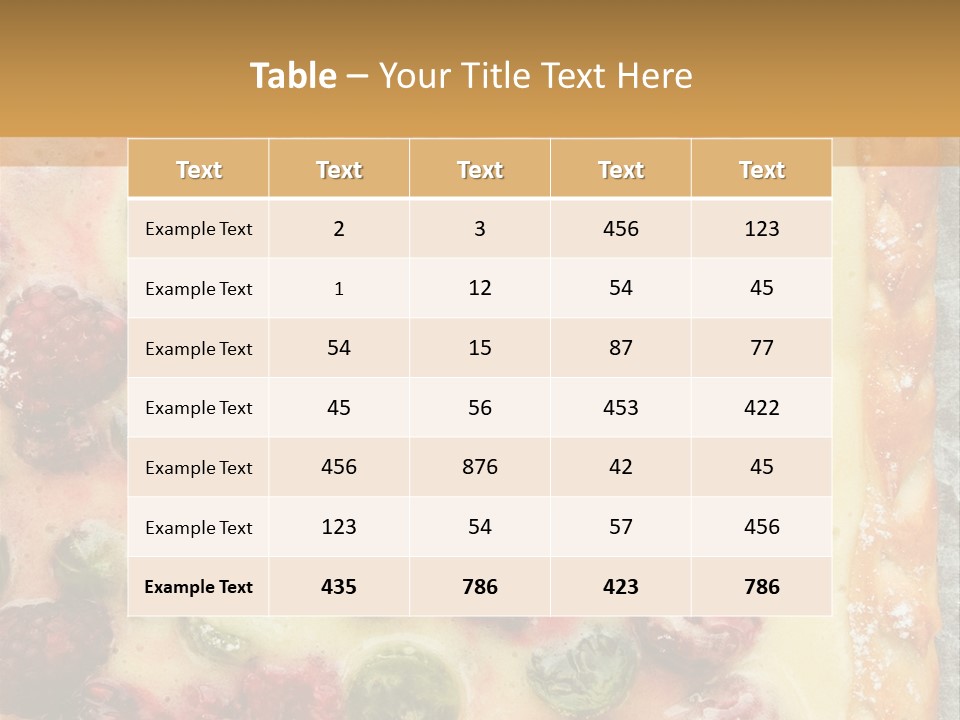 Snack Bright Treat PowerPoint Template