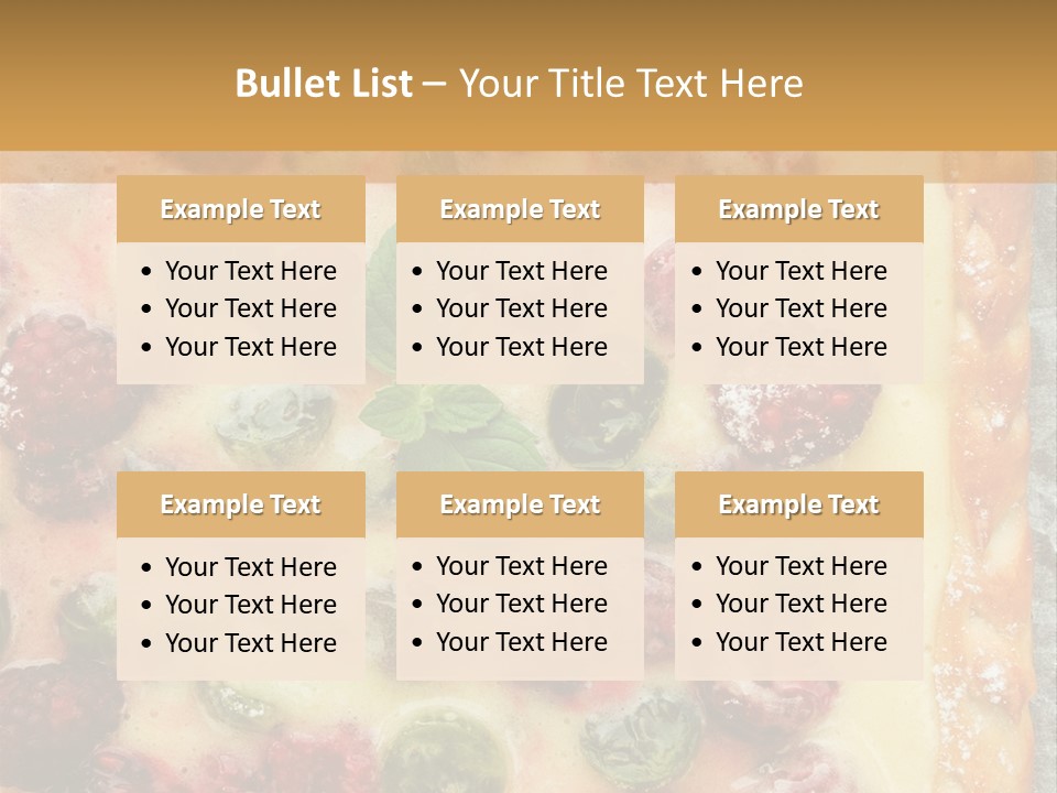 Snack Bright Treat PowerPoint Template