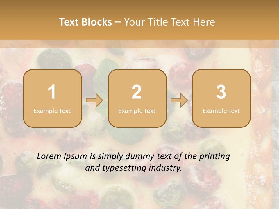 Snack Bright Treat PowerPoint Template