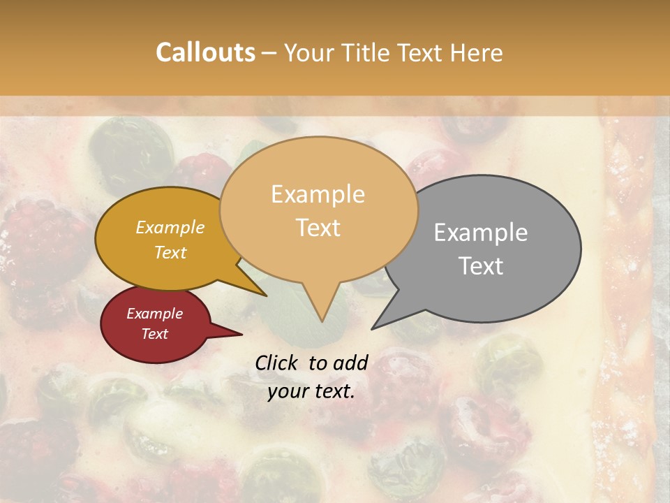 Snack Bright Treat PowerPoint Template