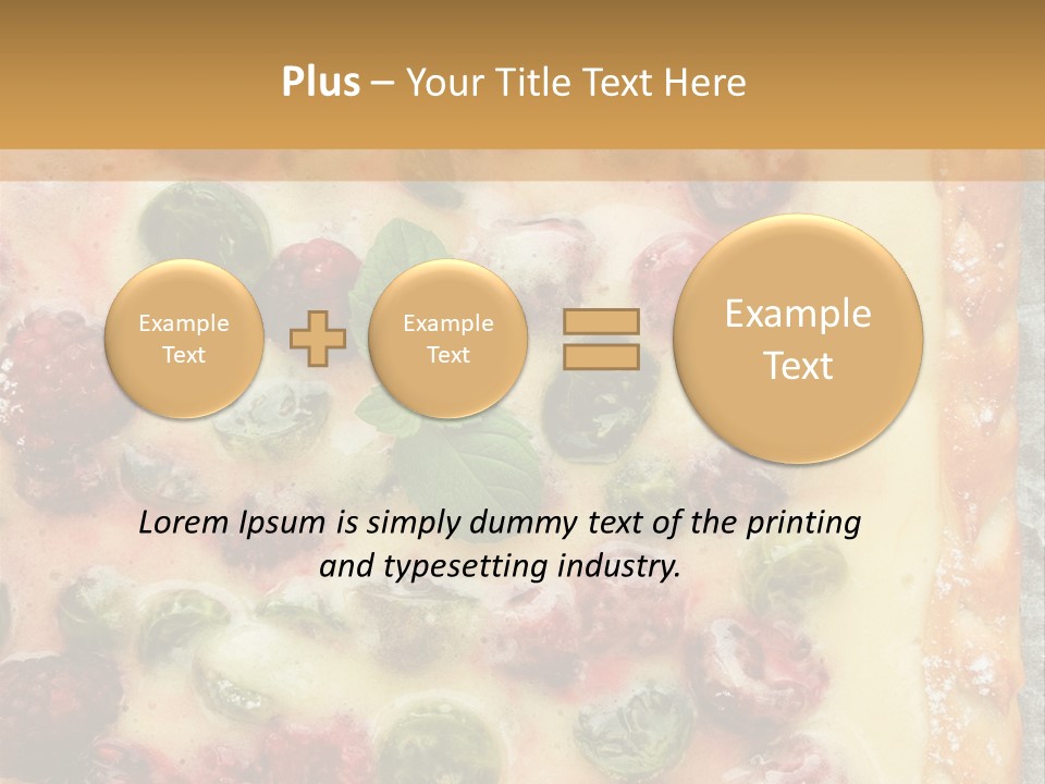 Snack Bright Treat PowerPoint Template