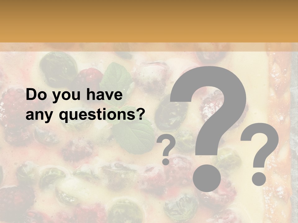 Snack Bright Treat PowerPoint Template