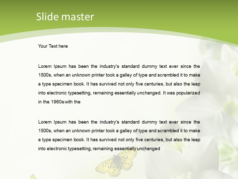 Fresh Frame Seasonal PowerPoint Template