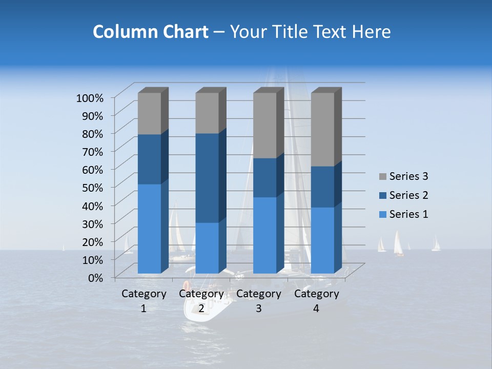 Direction Sail Race PowerPoint Template