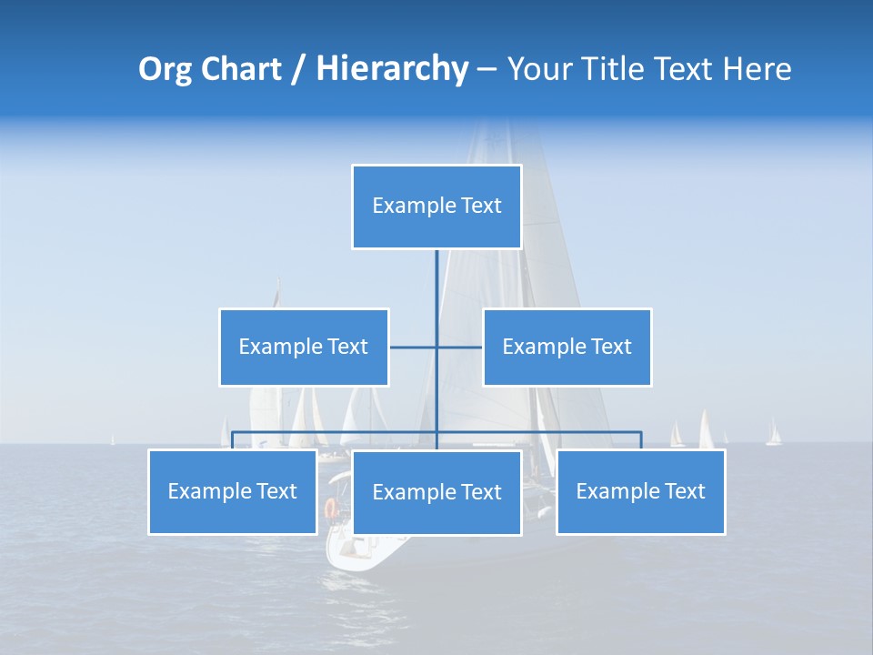 Direction Sail Race PowerPoint Template