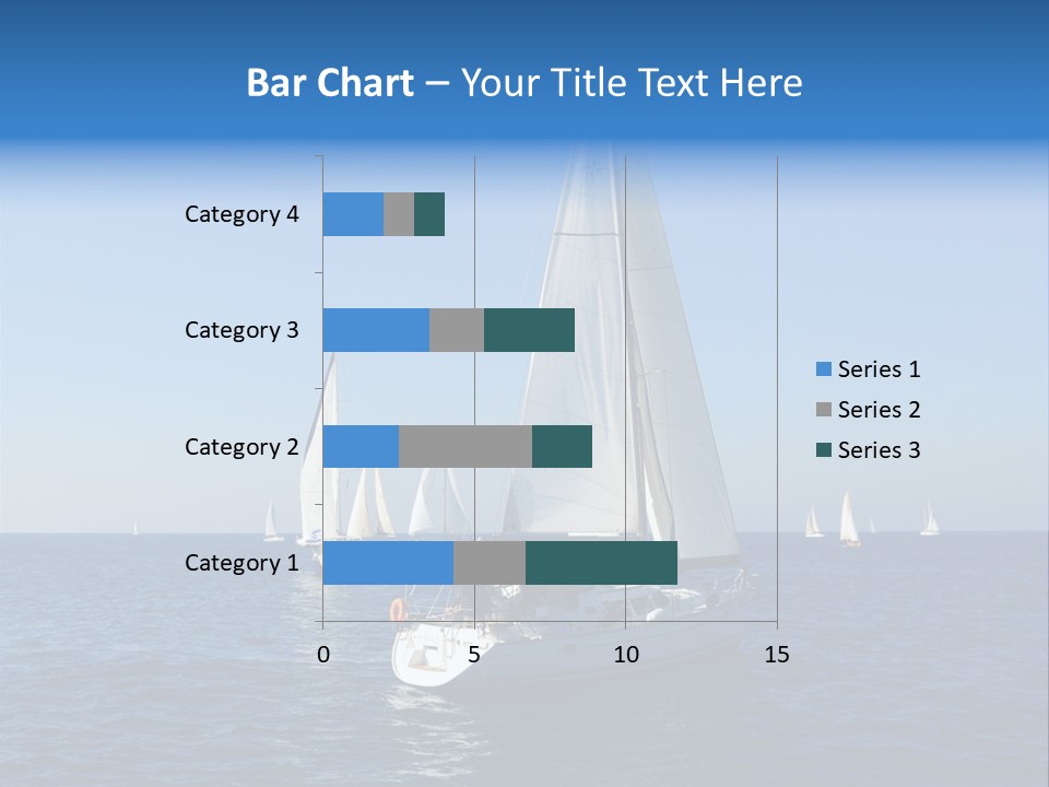 Direction Sail Race PowerPoint Template