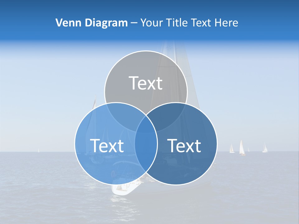 Direction Sail Race PowerPoint Template