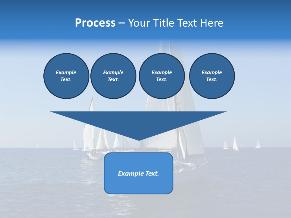 Direction Sail Race PowerPoint Template
