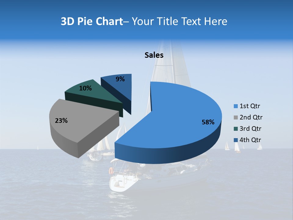 Direction Sail Race PowerPoint Template