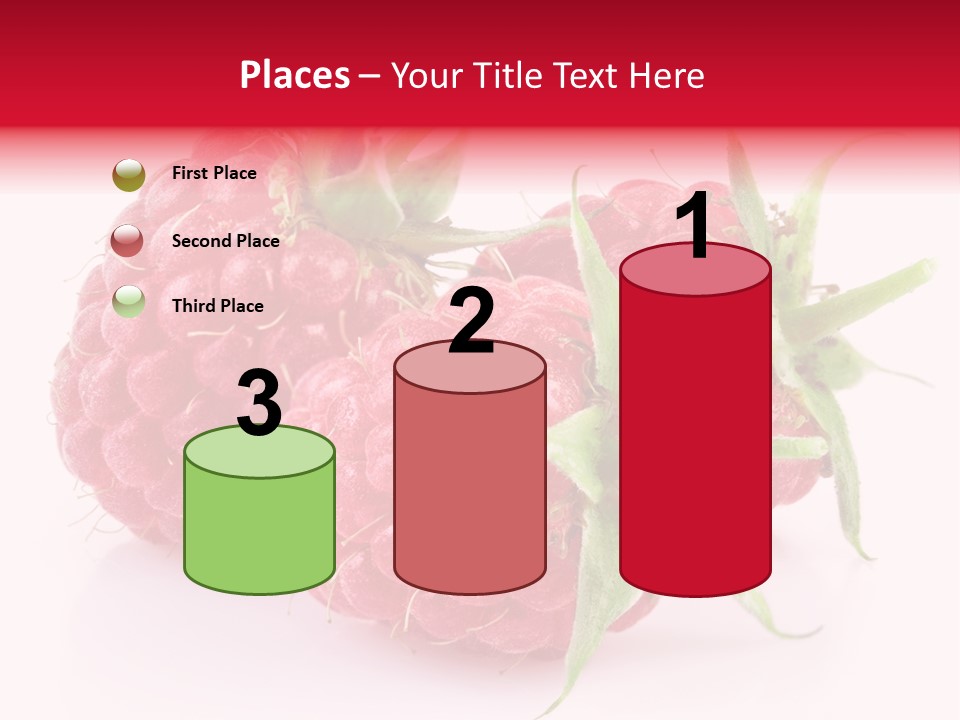 Red Vitamin Food PowerPoint Template