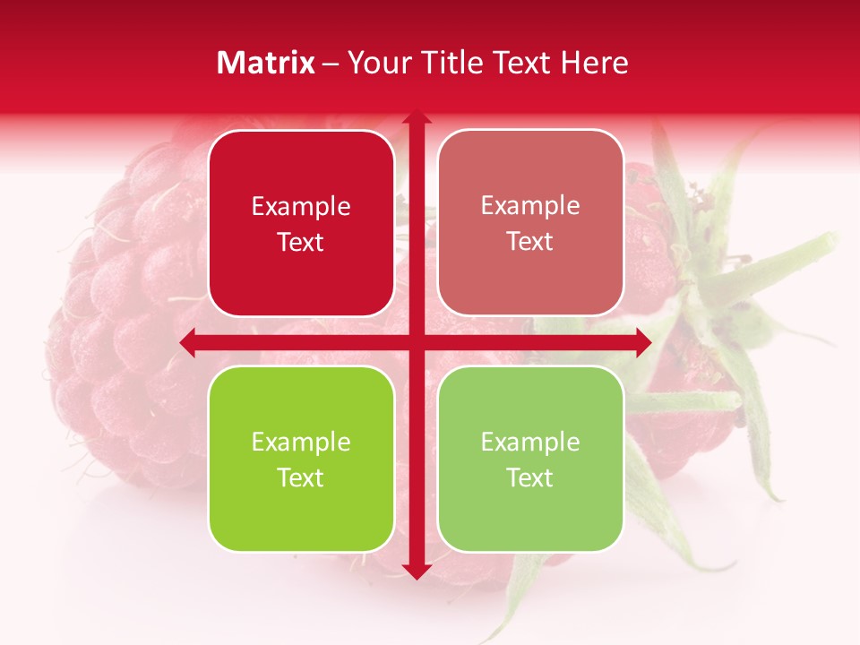 Red Vitamin Food PowerPoint Template