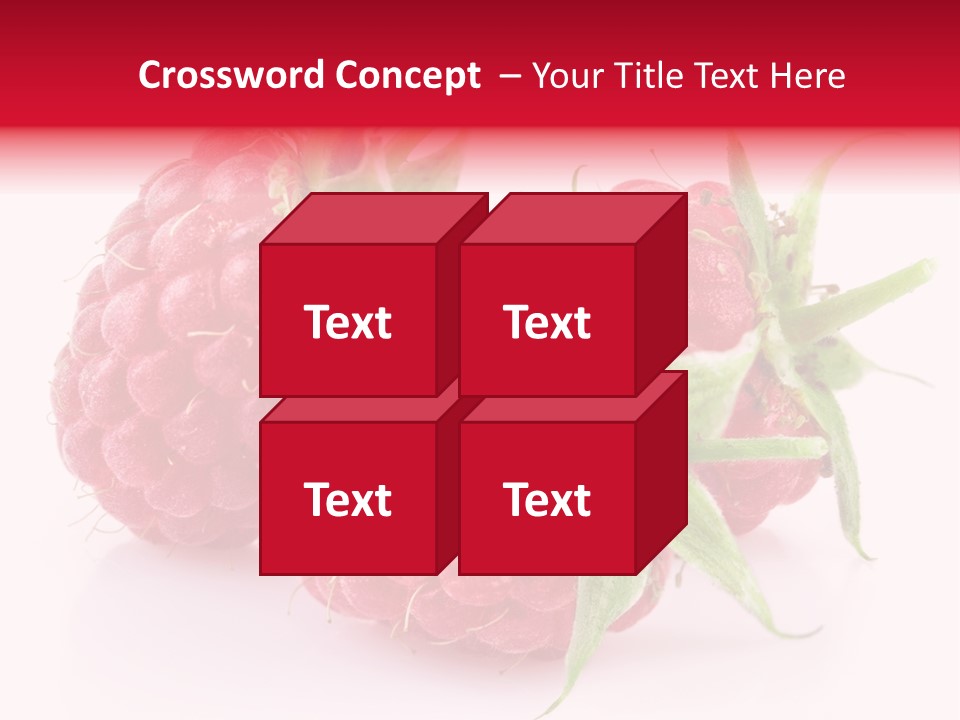 Red Vitamin Food PowerPoint Template