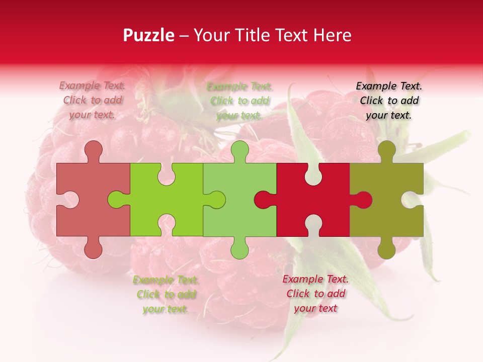 Red Vitamin Food PowerPoint Template