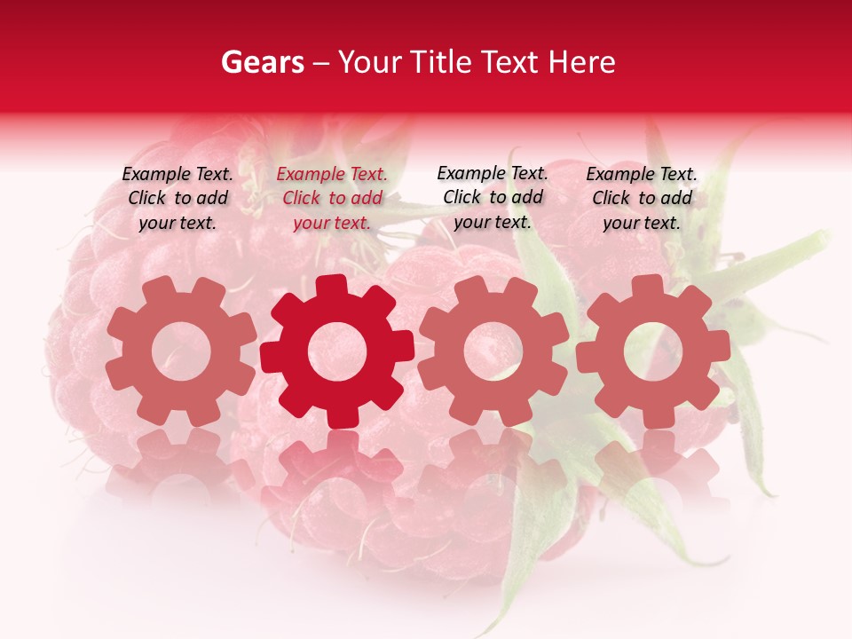 Red Vitamin Food PowerPoint Template