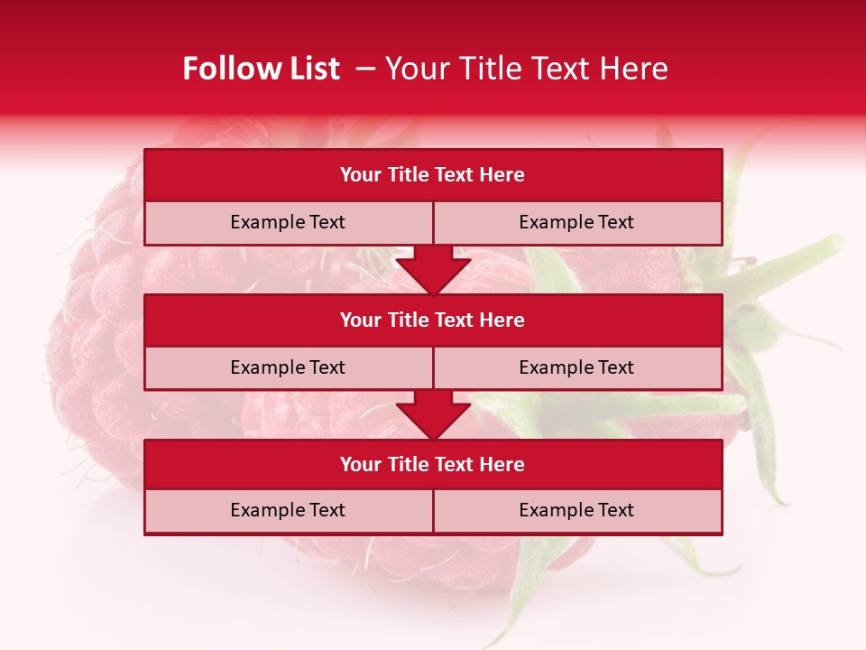 Red Vitamin Food PowerPoint Template