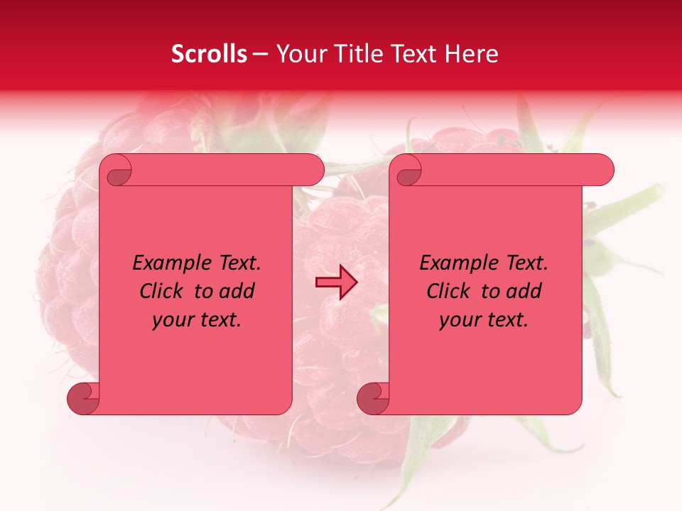 Red Vitamin Food PowerPoint Template