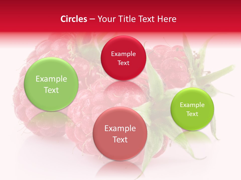 Red Vitamin Food PowerPoint Template