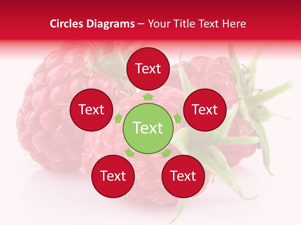 Red Vitamin Food PowerPoint Template