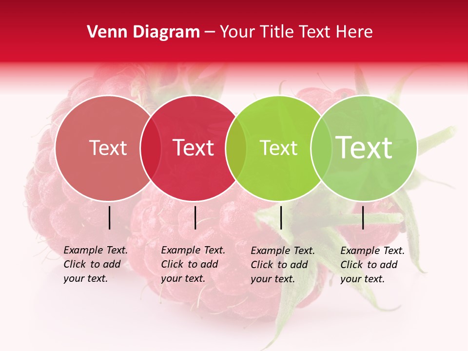 Red Vitamin Food PowerPoint Template